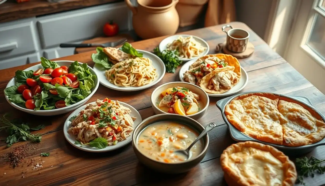 Leftover rotisserie chicken recipes