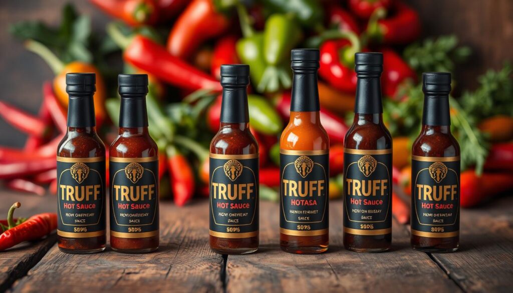 TRUFF Hot Sauce Bottles