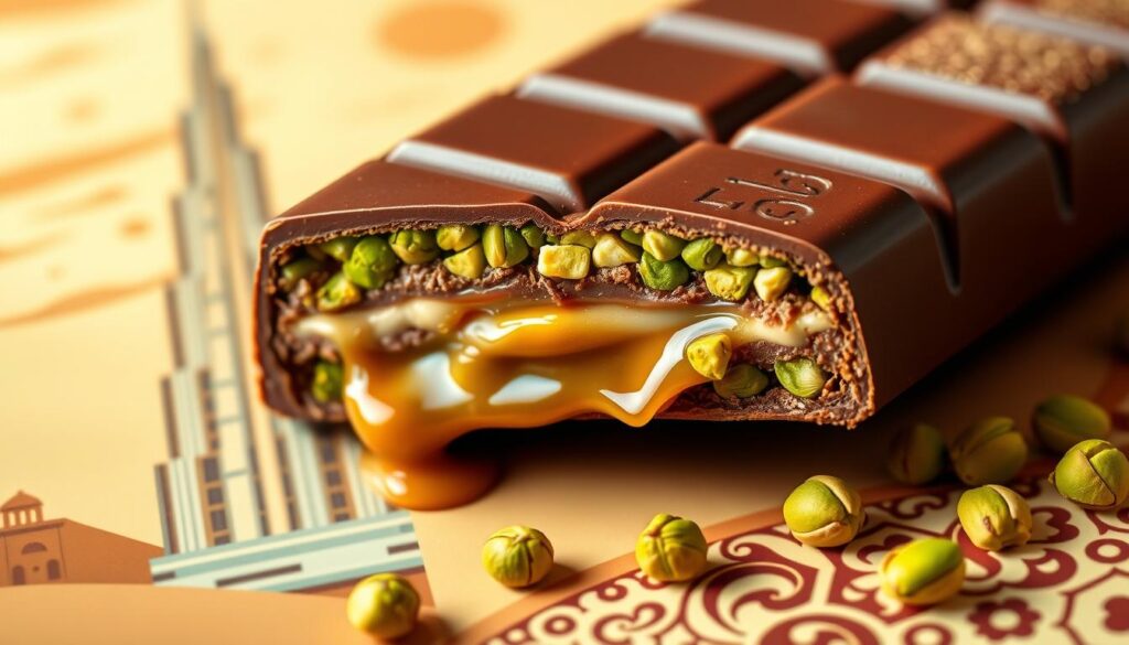 dubai knafeh pistachio chocolate bar